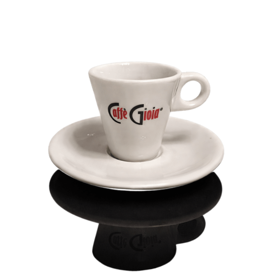 Eszpresszós porcelán csésze aljjal (40 ml) – Caffè Gioia