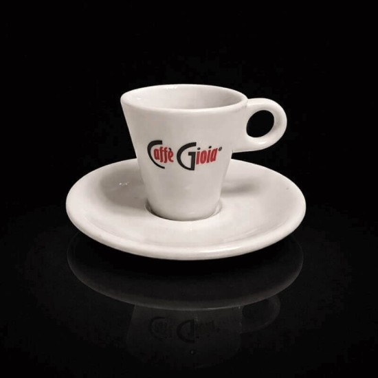 Eszpresszós porcelán csésze aljjal (40 ml) – Caffè Gioia