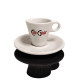 Eszpresszós porcelán csésze aljjal (40 ml) – Caffè Gioia