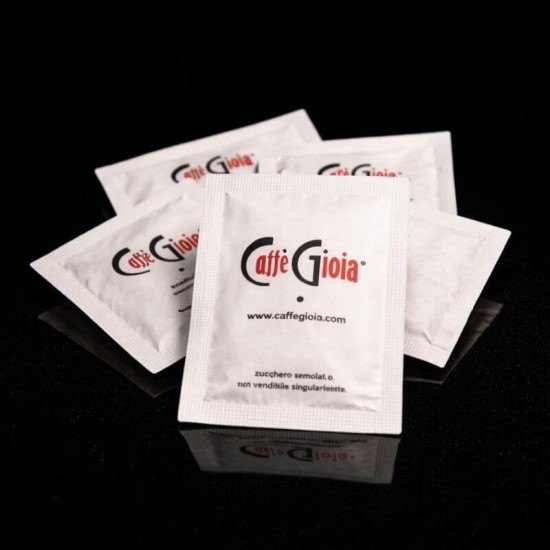 Logózott Fehér Kristálycukor (5g) – Caffè Gioia