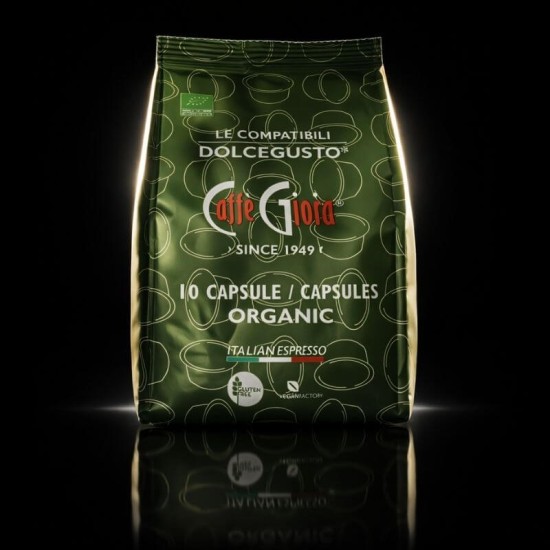  Dolce Gusto kompatibilis kapszula Bio 100% Arabica 10 db