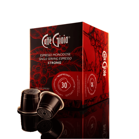 Strong Kávékapszula, 30 db – Nespresso kompatibilis – Caffè Gioia