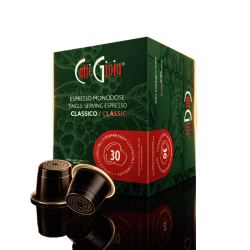 Classic Kávékapszula, 30 db (50% Arabica) – Nespresso kompatibilis – Caffè Gioia
