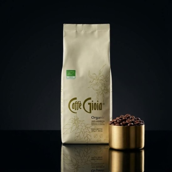 BIO 100% Arabica Szemes Kávé, 250g – Caffè Gioia