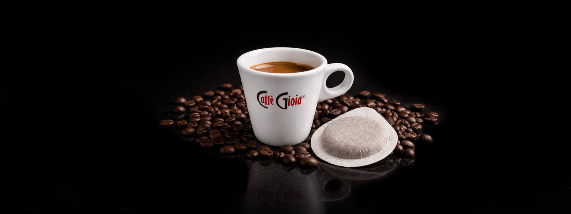 Caffè Gioia E.S.E. szabványú 44mm-es kávépárnák környezetbarát filterpapírban