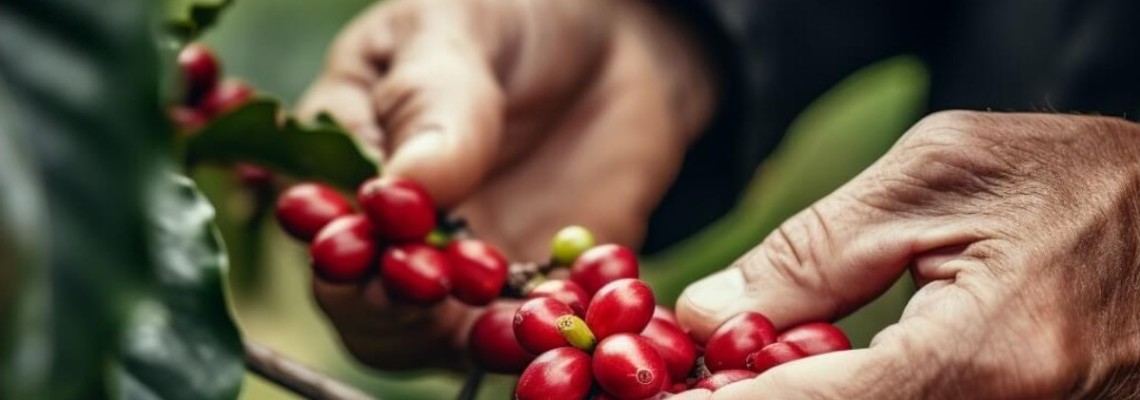 A kávé betakarítása