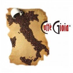 Olasz térkép, kávészemek, Caffé Gioia logó