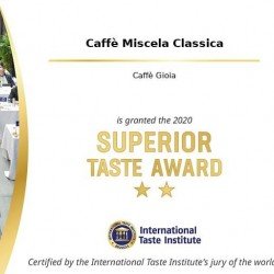 Superior Taste Award Caffé Gioia classic