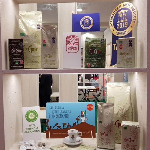Superior Taste Award Caffé Gioia vitrin