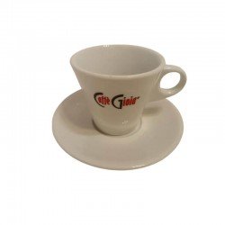 Caffé Gioia cappuccinós porcelán csésze alátéttel  Caffé Gioia cappuccinós porcelán csésze alátéttel