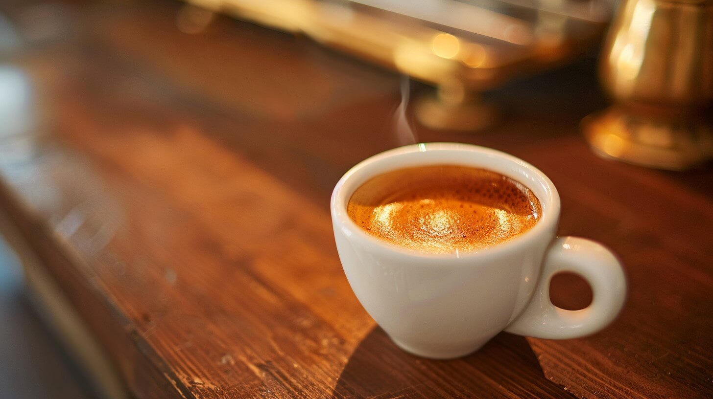 Robuszta crema eszpresszóban