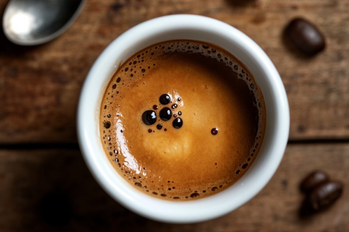 Tökéletes eszpresszó crema réteggel