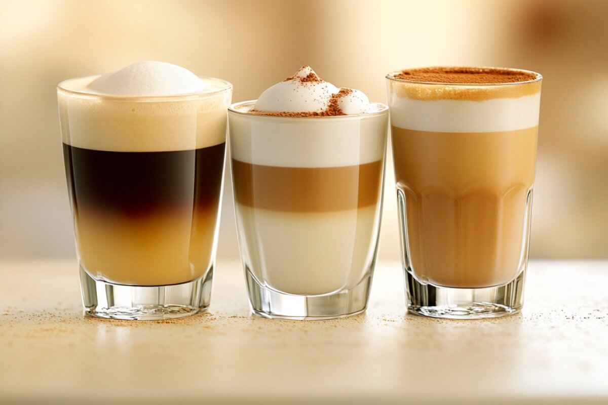 Eszpresszó alapú tejes italok